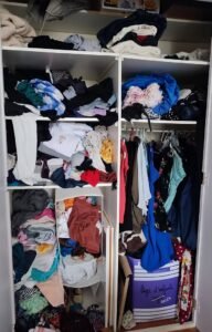 Dressing avant prestation de rangement Dressing avant prestation de rangement