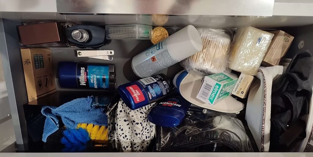 Tiroir salle de bain avant Tiroir salle de bain avant